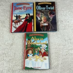 Treasury of Illustrated Classics - Charles Dickens, Jane Eyer, Alice wonderland
